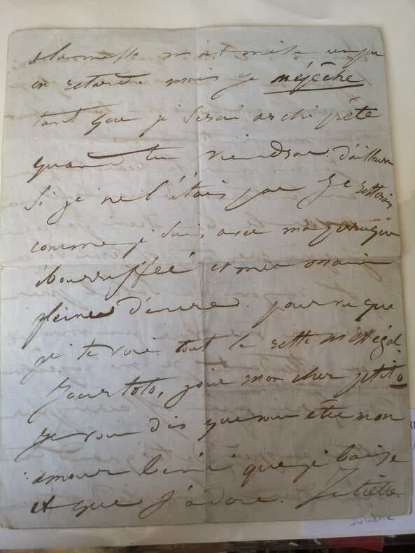 LETTRE AUTOGRAPHE SIGNÉE À VICTOR HUGO