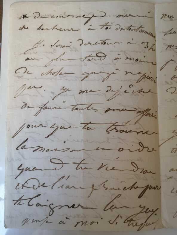 POÈME AUTOGRAPHE SIGNÉ